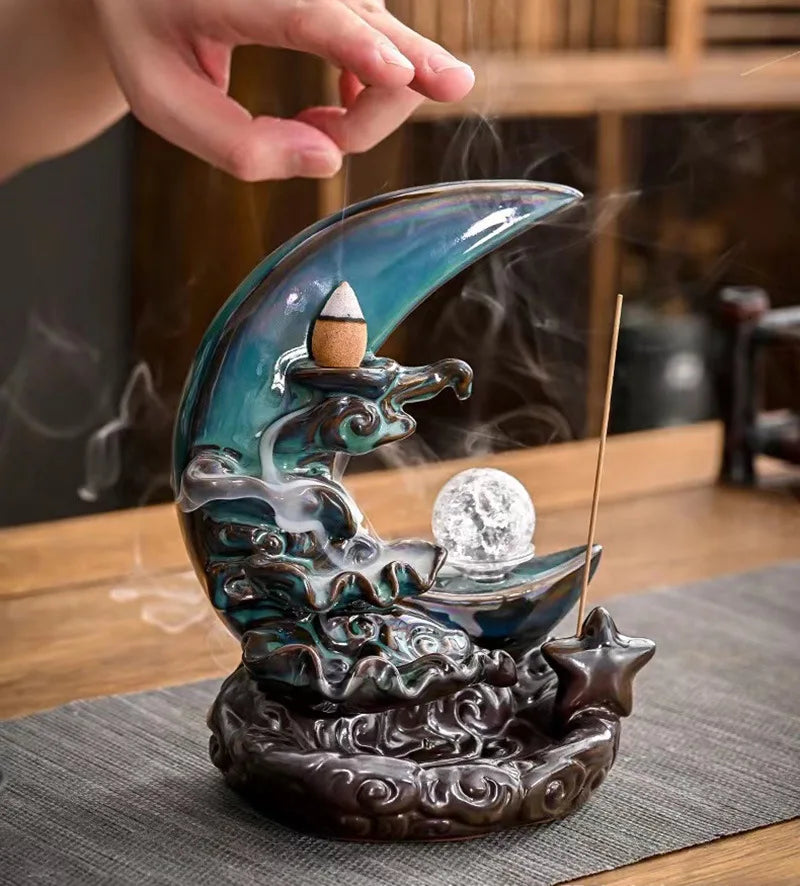 Moon & Sun Incense Burner