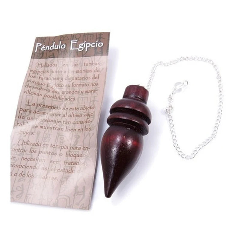 Natural Egyptian Wood Divination Pendulum