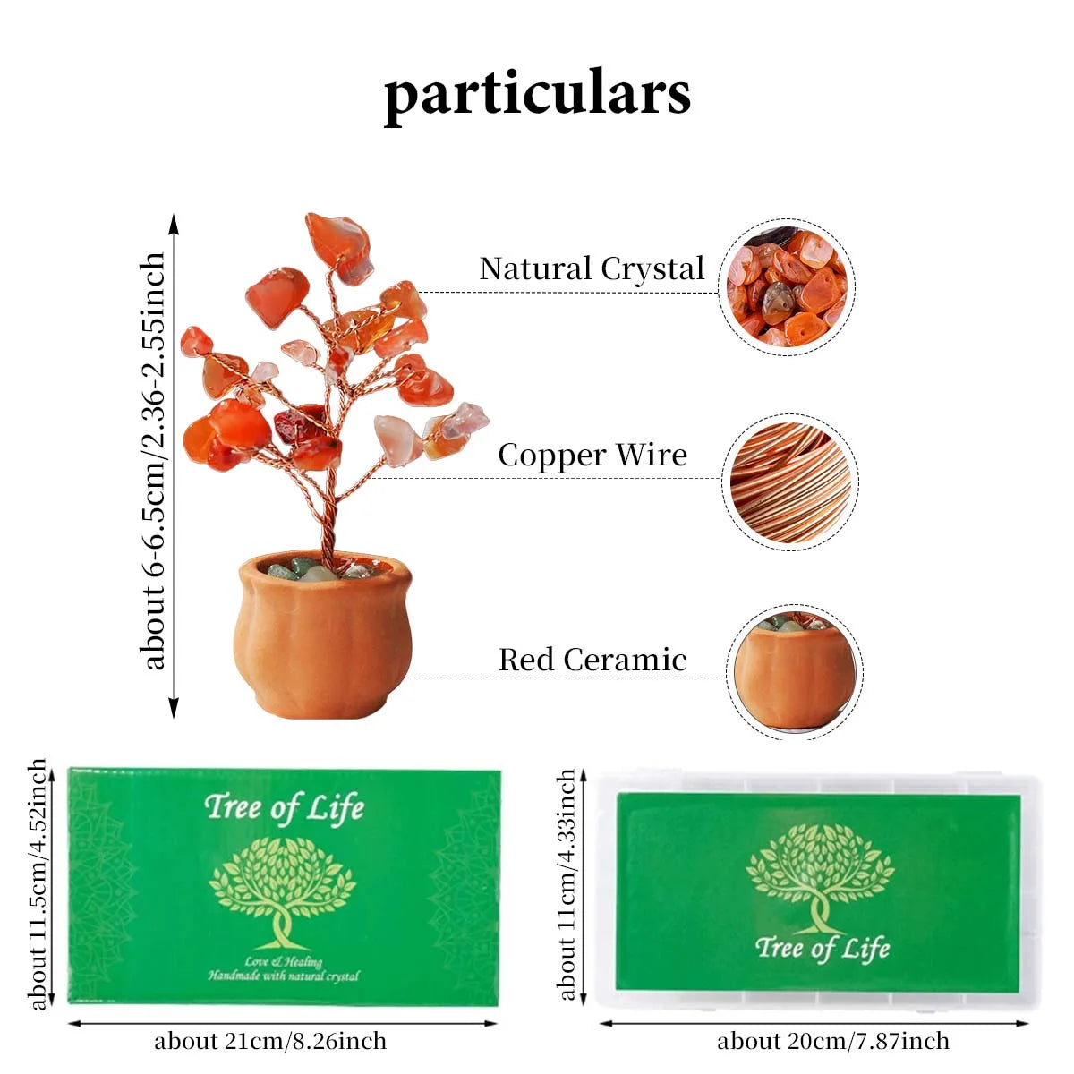 Mini Crystal Money Tree – Choose Your Stone