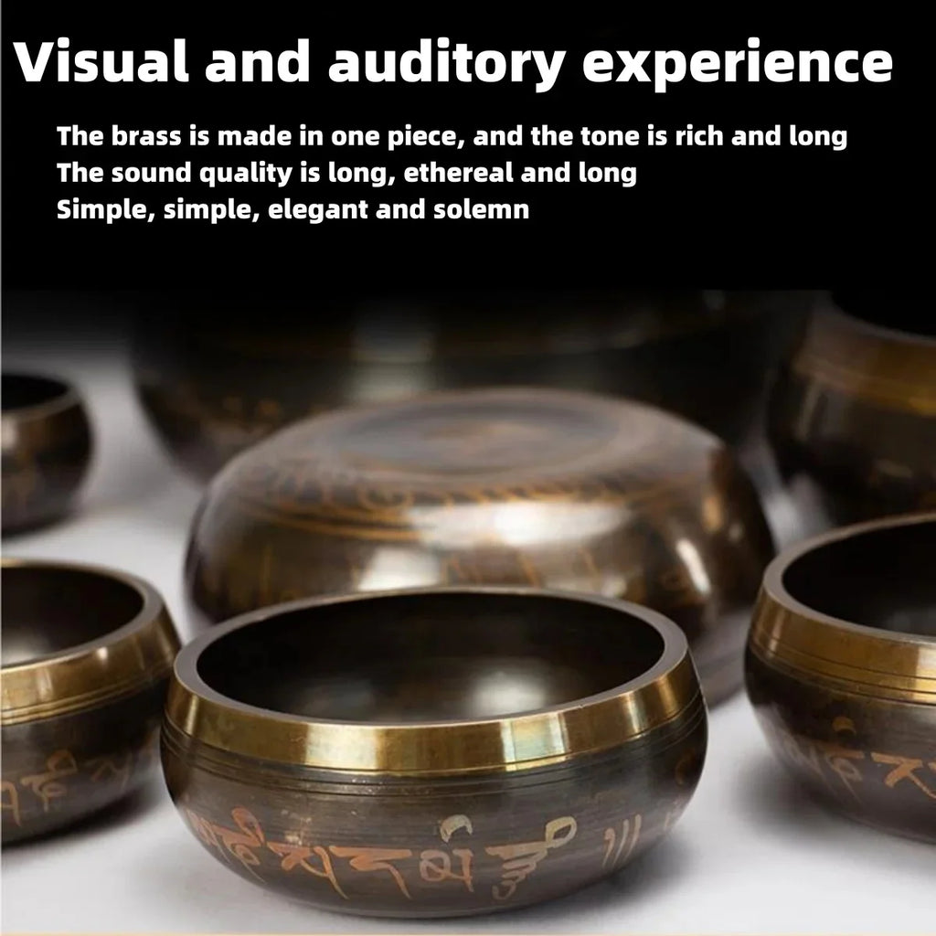 Tibetan-Style Singing Bowl Set – Multiple Sizes