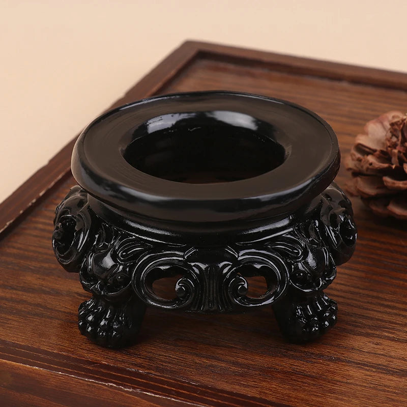 Vintage Crystal Sphere Stand