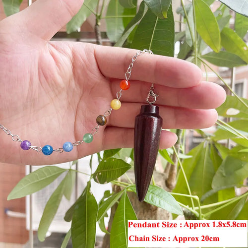 Natural Egyptian Wood Divination Pendulum