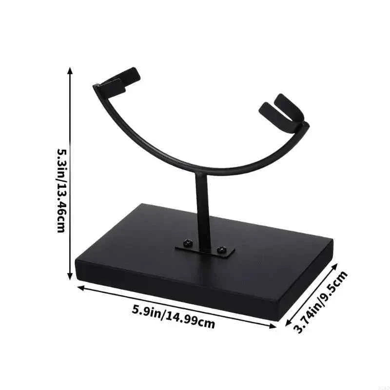 Metal Rock & Crystal Display Stand