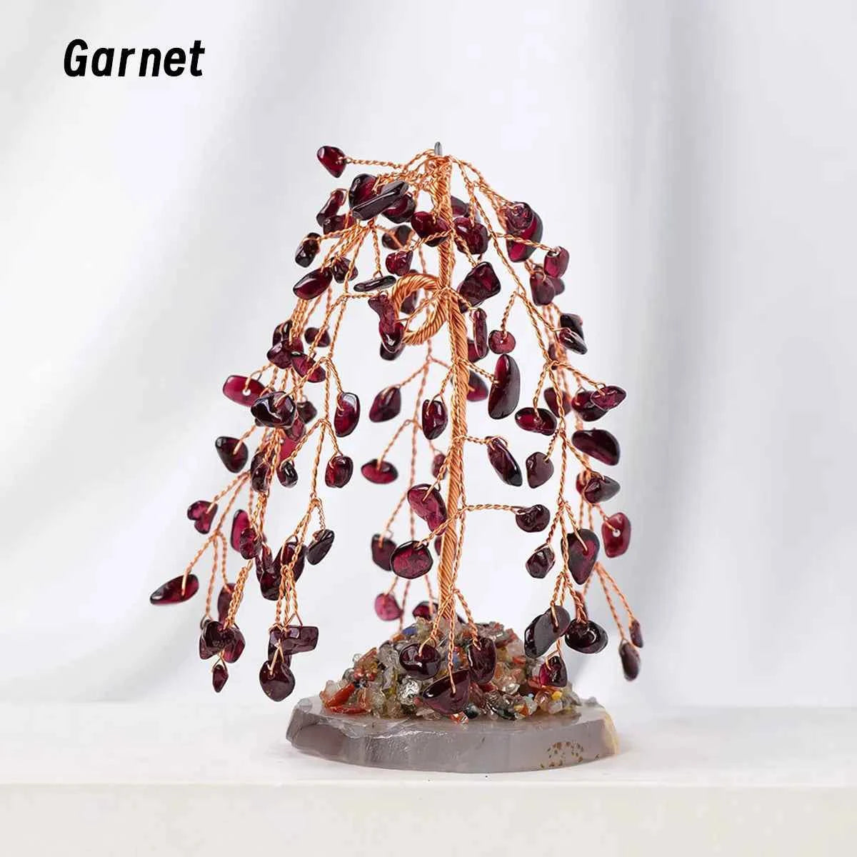 Weeping Willow Crystal Money Tree – Choose Your Stone