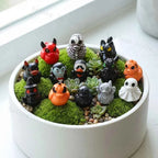 Mini Halloween Resin Figurine Set