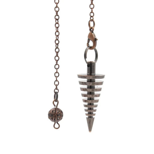 Copper Metal Pendulum for Divination & Energy Work