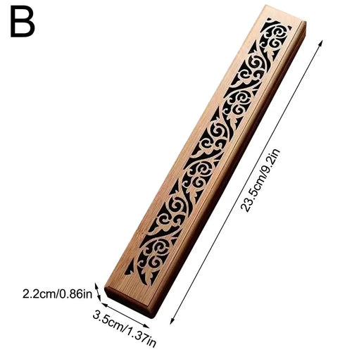 Natural Bamboo Incense Burner Box