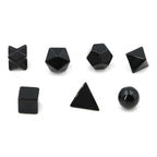 Black Obsidian Sacred Geometry Set – 7 Piece