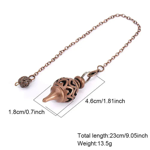 Copper Metal Pendulum for Divination & Energy Work