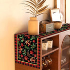Yule Goat Linen Table Runner - The Elemental Path