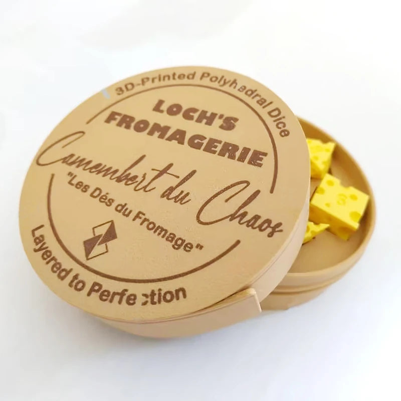 Cheese Dice Set with Storage Box