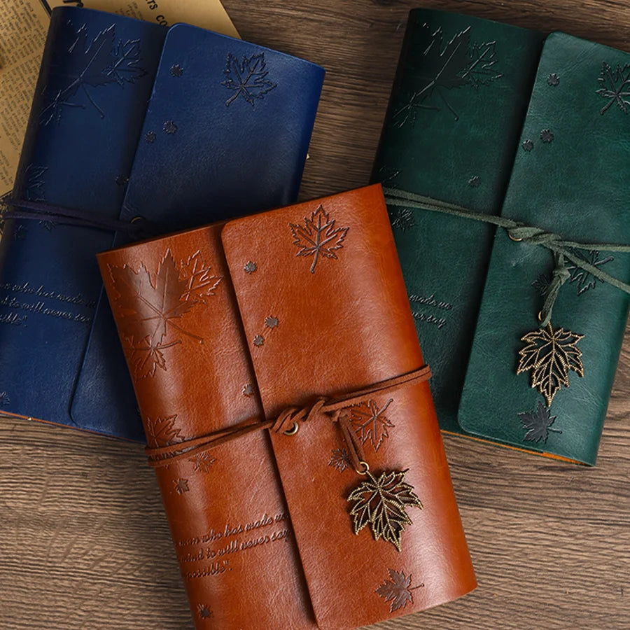 Fallen Leaf Spiral Journal