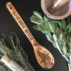 Witchy Yule Wooden Spoon - The Elemental Path