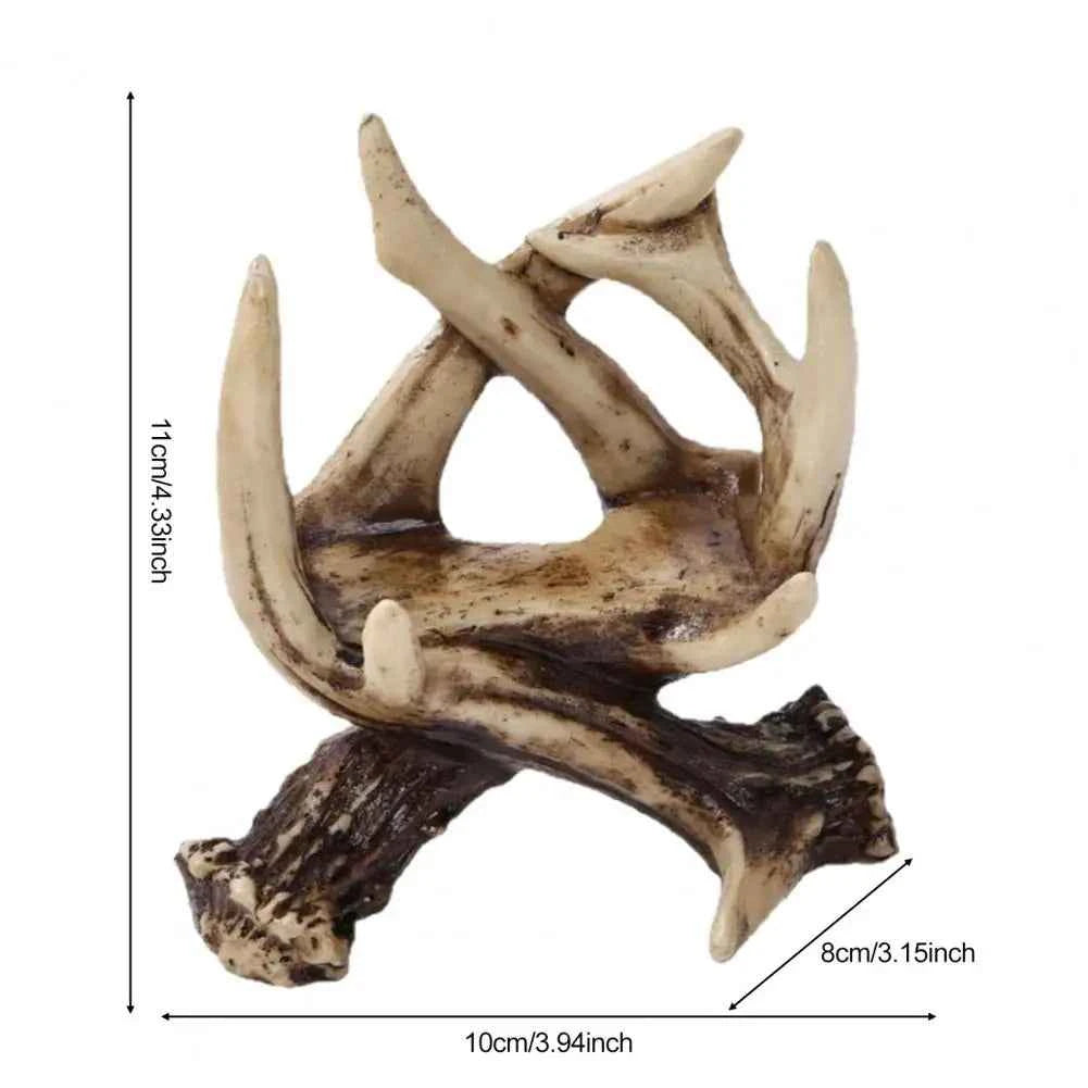 Vintage Deer Antler Candle Holder