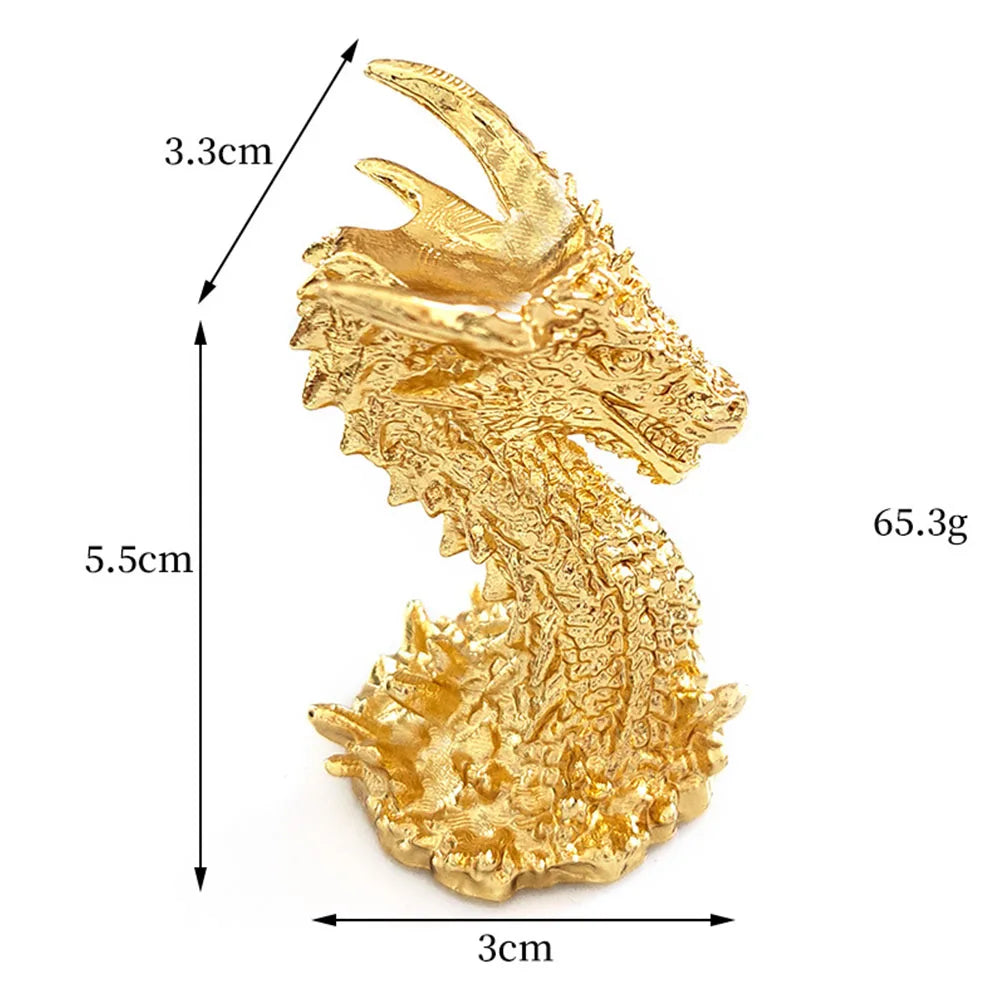 Dragon Head Crystal Sphere Display Stand