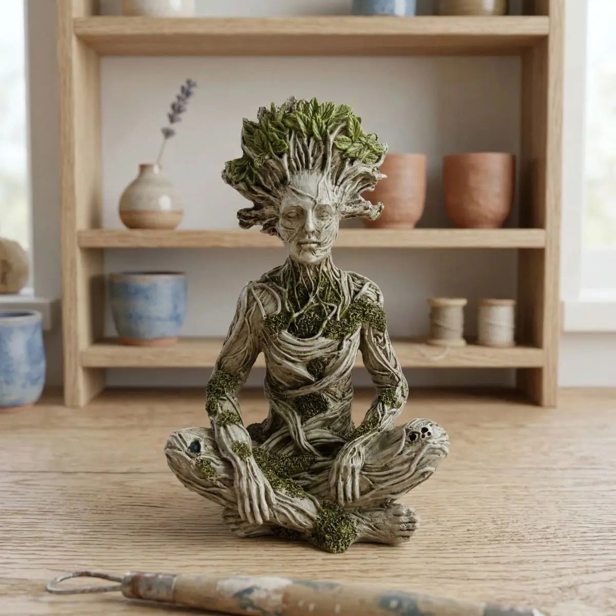 Tree Spirit Meditation Statue – Choose Male or Female