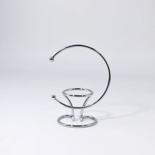 Crescent Metal Crystal Sphere Stand