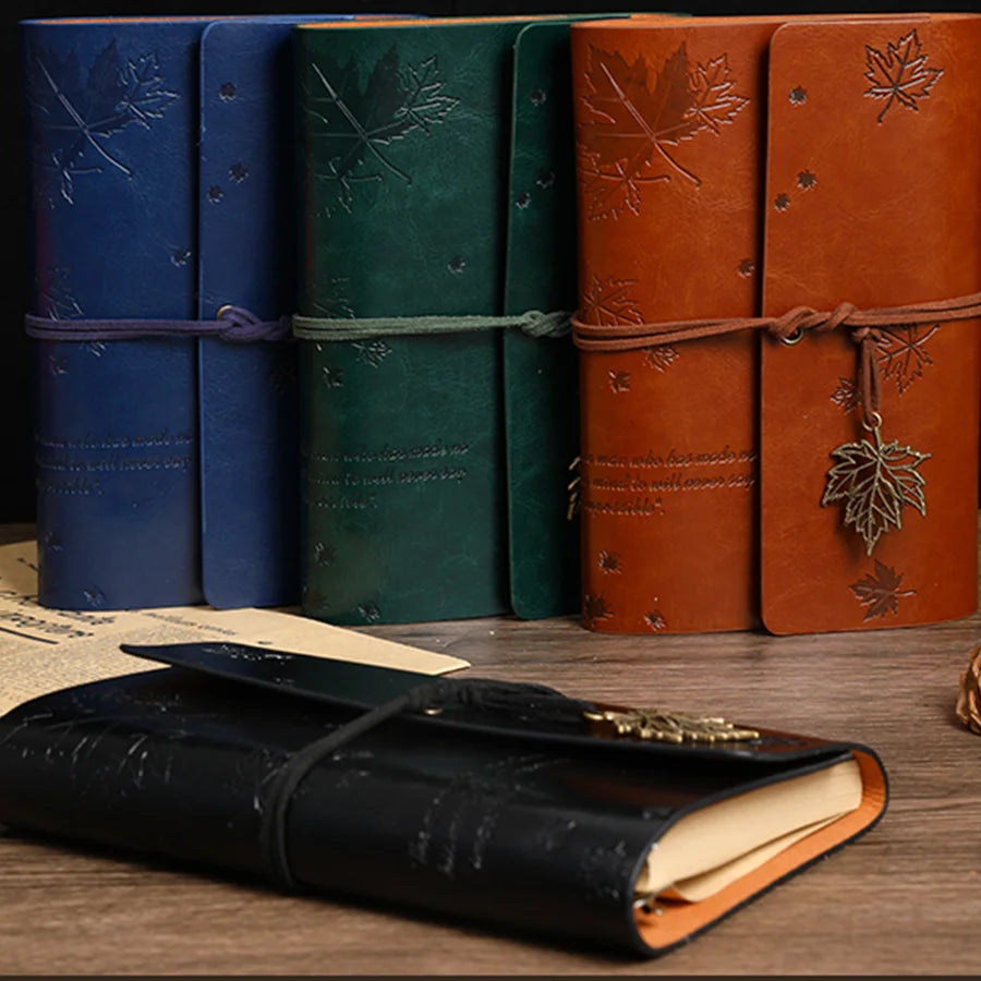Fallen Leaf Spiral Journal