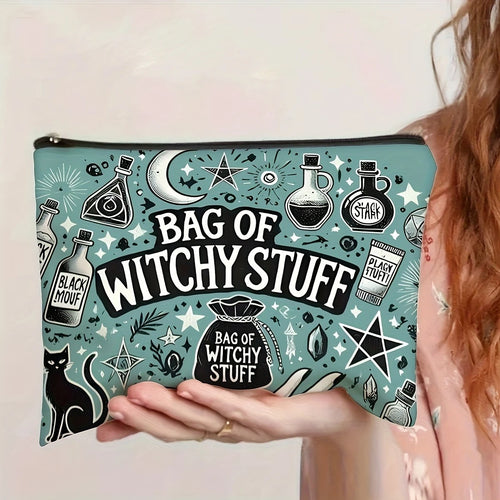 Mystical Mushroom Makeup Bag