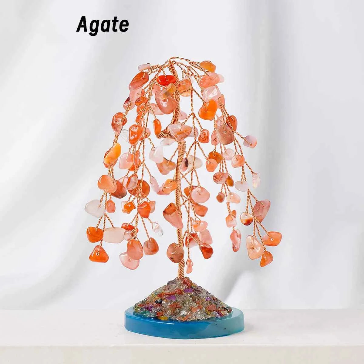 Weeping Willow Crystal Money Tree – Choose Your Stone