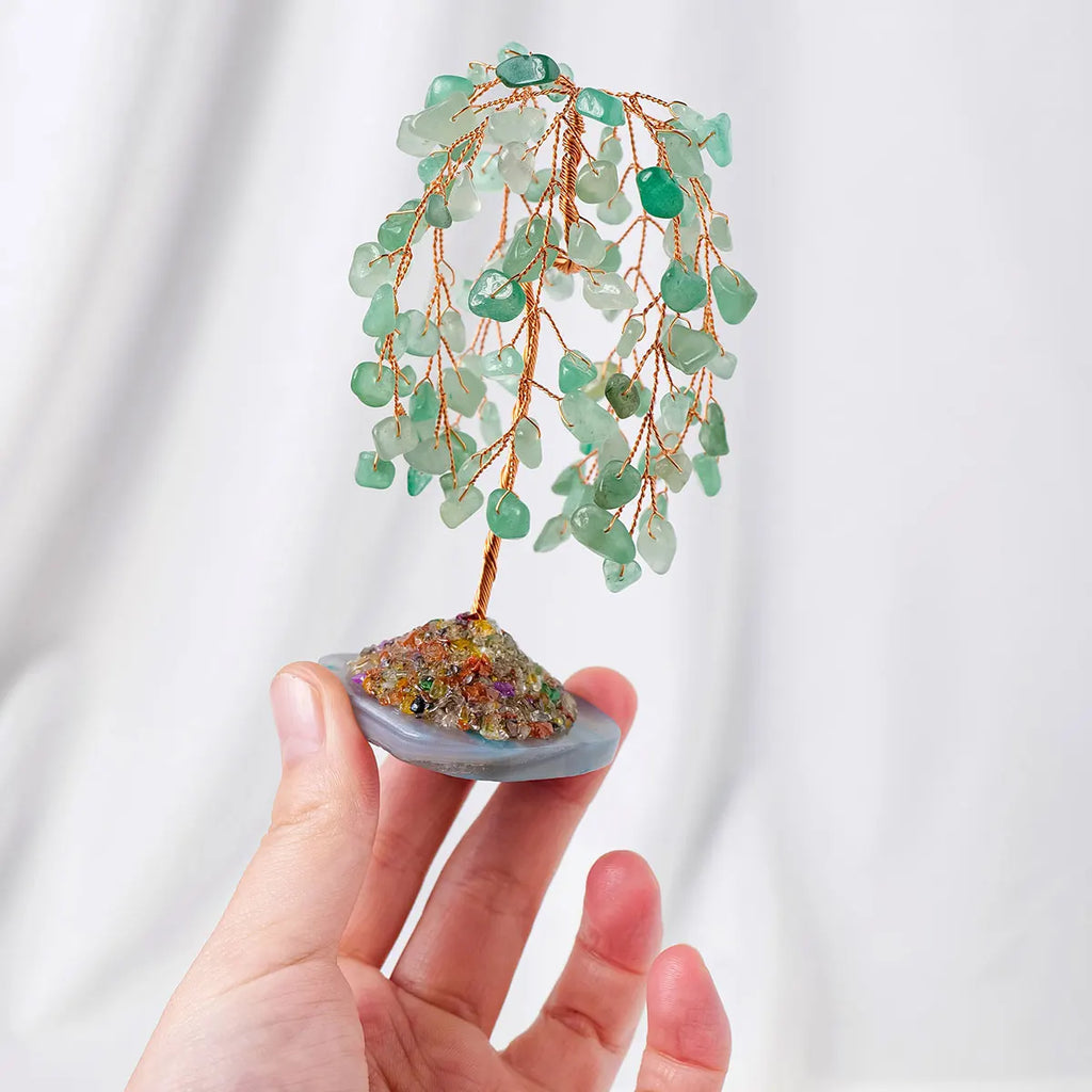Weeping Willow Crystal Money Tree – Choose Your Stone