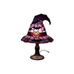 Stained-Glass-Style Witch Hat Lamp