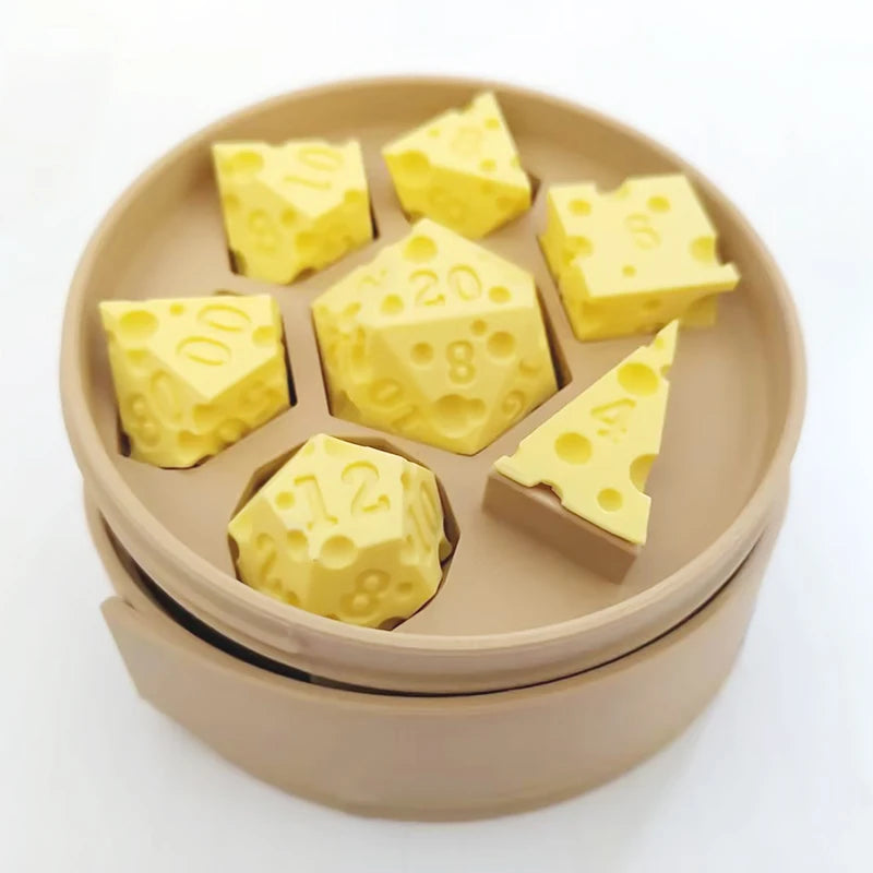Cheese Dice Set with Storage Box