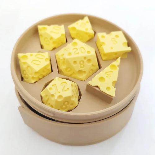 Cheese Dice Set with Storage Box