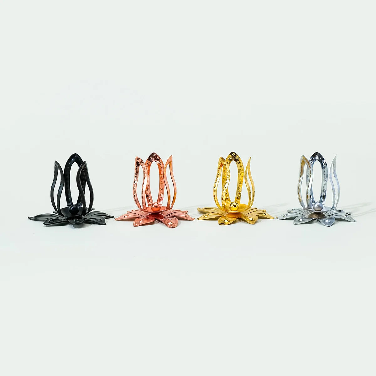 Crystal Flower Bud Sphere Stand – product view 2
