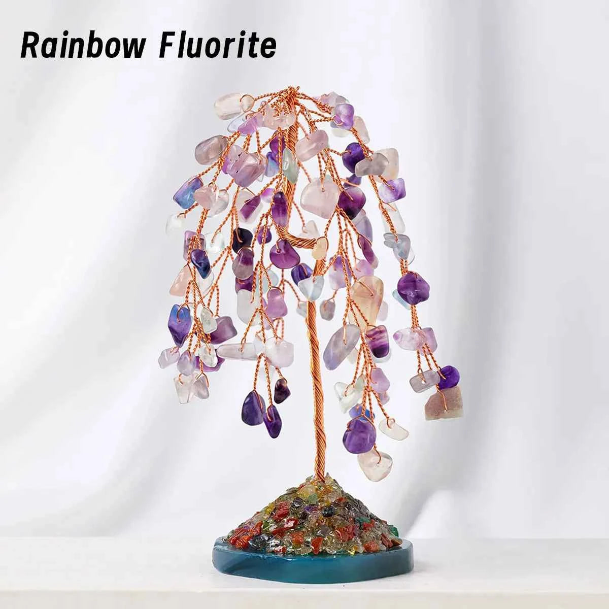 Weeping Willow Crystal Money Tree – Choose Your Stone