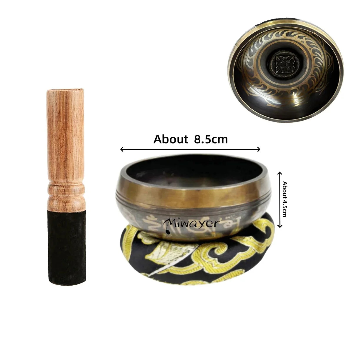 Tibetan-Style Singing Bowl Set – Multiple Sizes