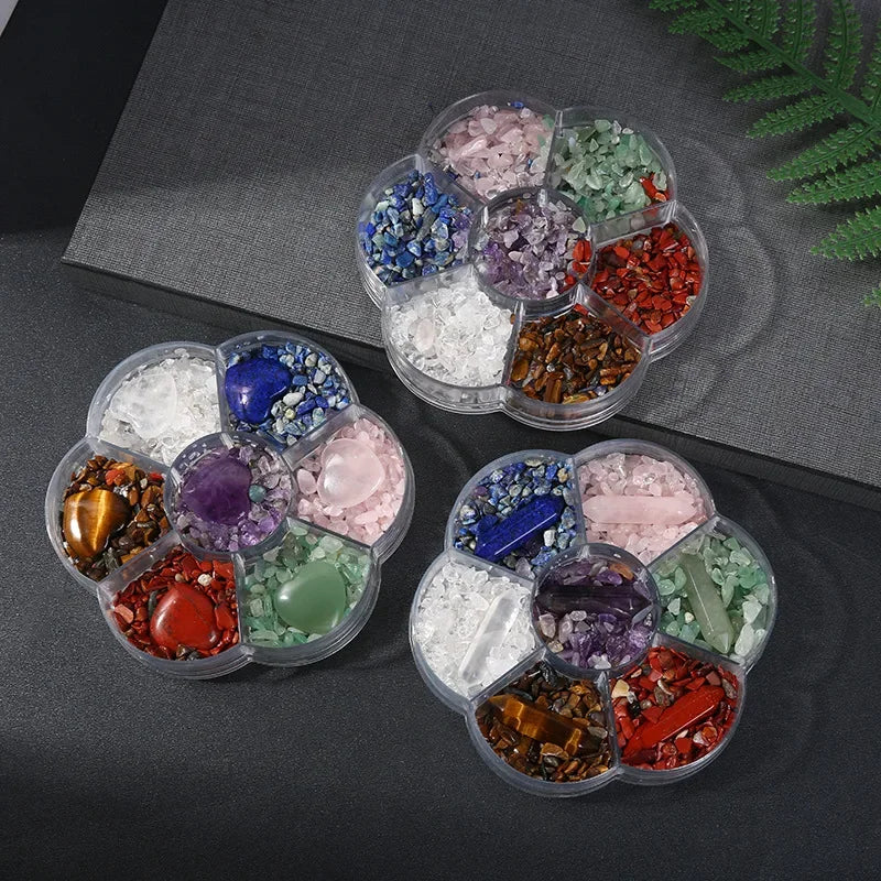 7 Chakra Crystal Meditation Stone Set