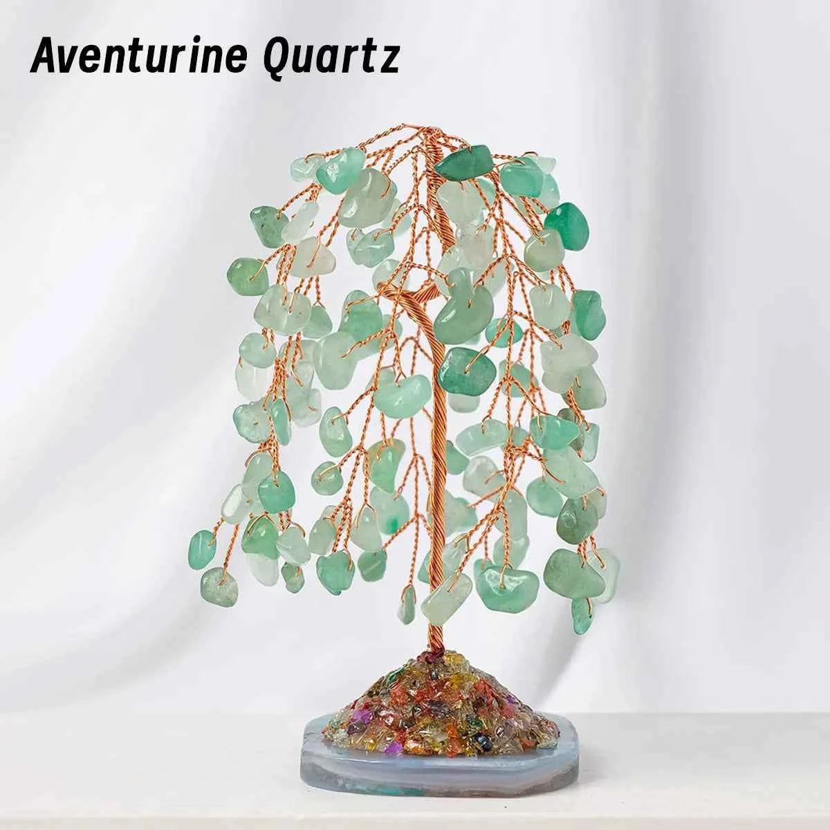 Weeping Willow Crystal Money Tree – Choose Your Stone