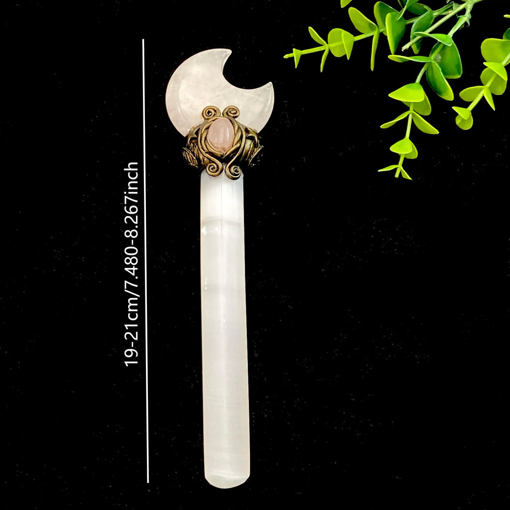 Satin Spar Crystal Point – product view 3
