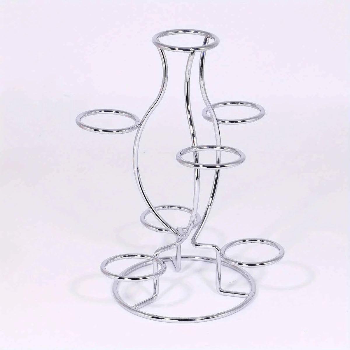 Two-Sphere Metal Crystal Display Stand