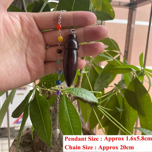 Natural Egyptian Wood Divination Pendulum