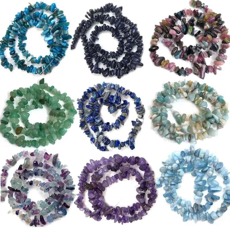 Natural Crystal Chip Bracelet