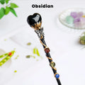 1PC Amethyst Rolling Stone Magic Scepter Natural Stones Fairy Lucky