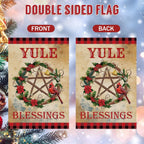 Yule Blessing Garden Flag - The Elemental Path