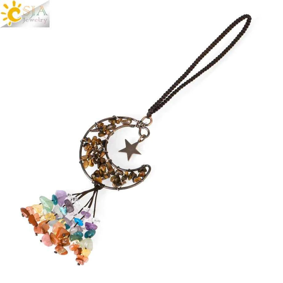 Tree of Life Crystal Keychain – Choose Your Stone