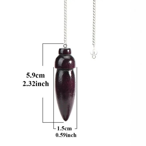 Natural Egyptian Wood Divination Pendulum