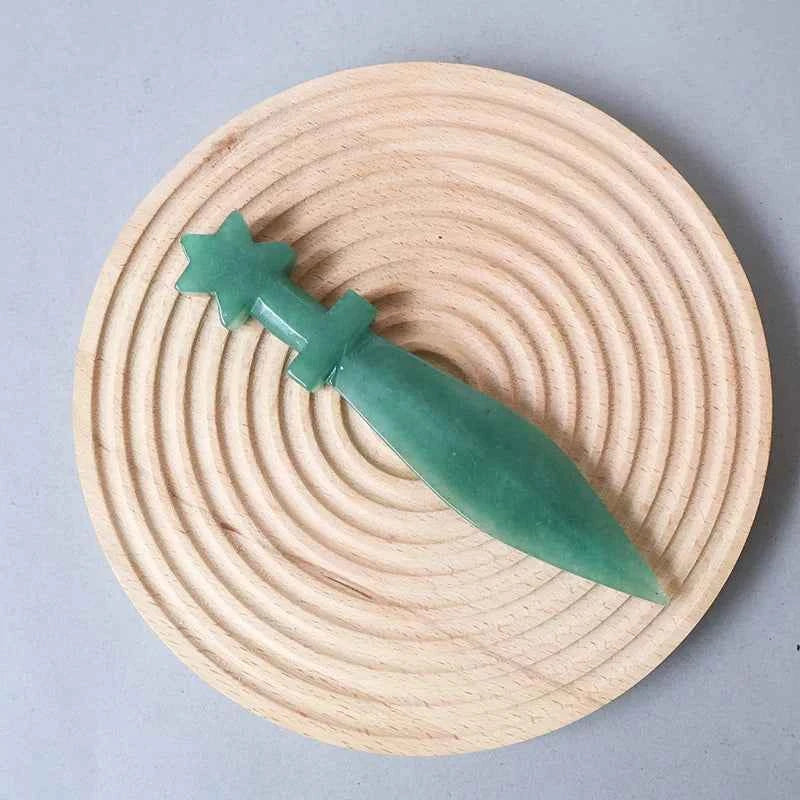 Natural Crystal Dirk Wand – Choose Your Stone