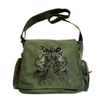 Vintage Gothic Canvas Crossbody Bag