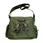 Vintage Gothic Canvas Crossbody Bag