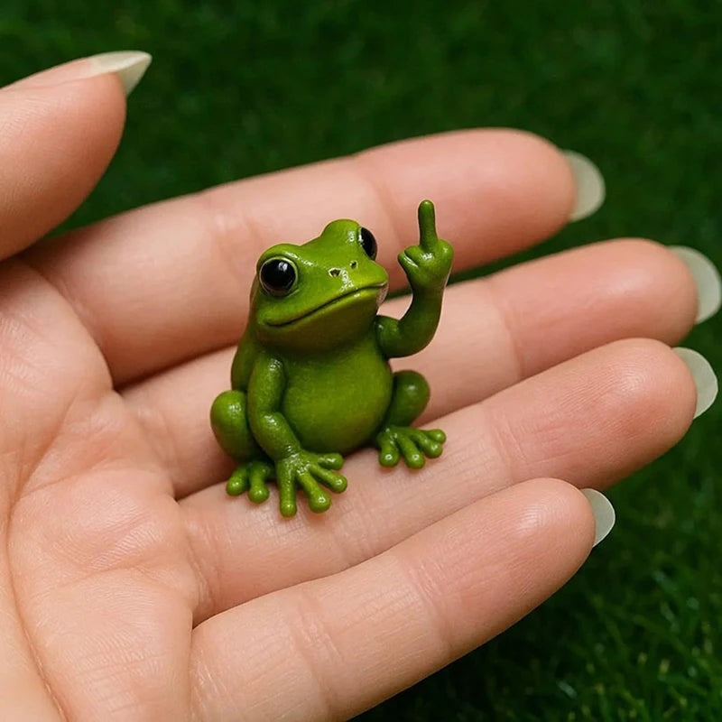 Sassy Middle Finger Animal Figurine