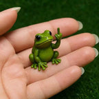 Sassy Middle Finger Animal Figurine