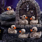 Gothic Skull Duck Mini Figurines - 20 Pieces