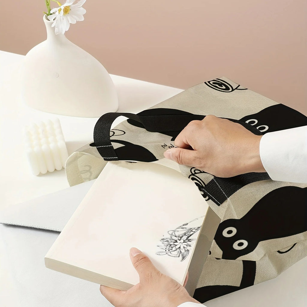 Printed Reusable Travel Tote