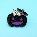 Spooky Halloween Enamel Pins