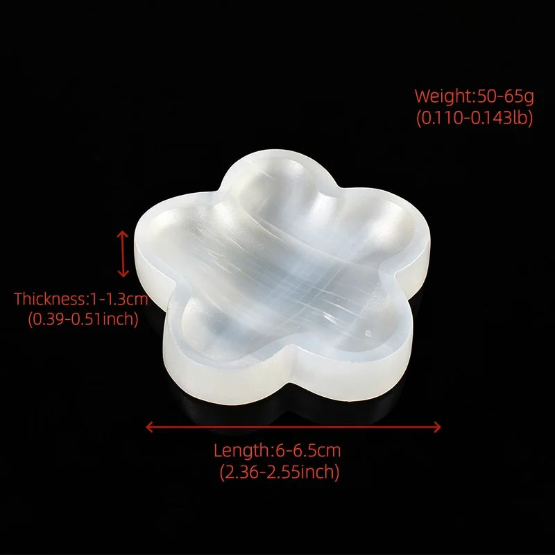 Selenite Flower Cleansing Bowl
